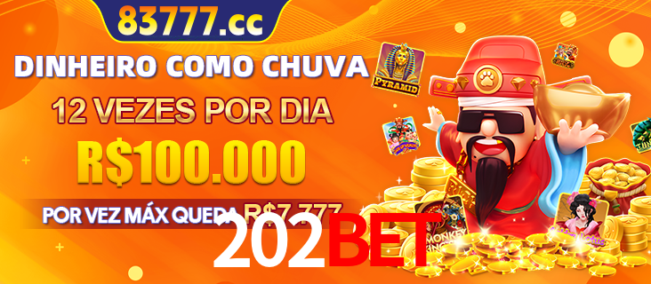 Banner do programa de recompensas Recomende para amigos do 202BET, detalhando os bônus por convidar amigos, com prêmios que chegam a R$288.888.